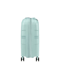 American Tourister STARVIBE Spinner EXP 55 cm mit TSA-Zahlenschloss metallic surf blue