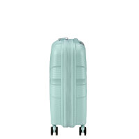 American Tourister STARVIBE Spinner EXP 55 cm mit TSA-Zahlenschloss metallic surf blue