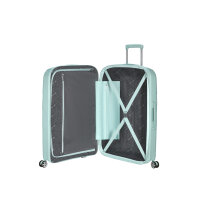 American Tourister STARVIBE Spinner EXP 77 cm mit TSA-Zahlenschloss metallic surf blue