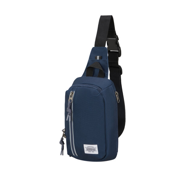 American Tourister BRIGHTUP Sling Bag Zip Crossover Umhängetasche navy