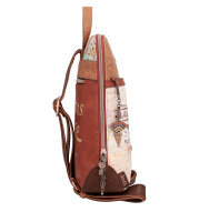 Menire Rucksack mit ethnischem Druck für Kinderwagen City-RS VT beige 36605-055