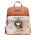 Menire Rucksack mit ethnischem Druck für Kinderwagen City-RS VT beige 36605-055