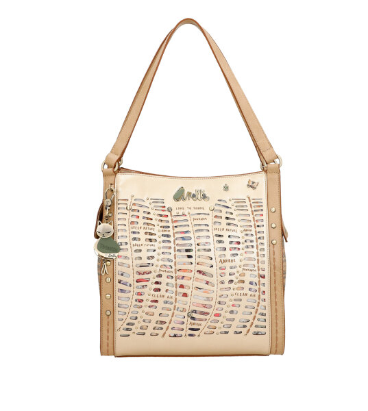Anekke Nature Pachamama goldene Umhängetasche Anekke 36782-204 beige