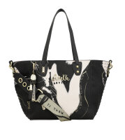 Anekke Großer schwarzer Shopper Nature Shodō Beutel...