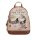 Anekke Hollywood 3-Fächer-Rucksack Backpack 38705-044 natur braun