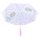 Vadobag Kinderschirm Regenschirm Gabbys Dollhouse Rainy Days