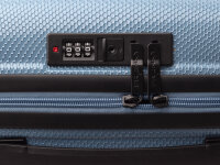 Franky ABS13 Beautycase Handgepäck Hartschale mit TSA-Schloss bluestone