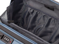 Franky ABS13 Beautycase Handgepäck Hartschale mit TSA-Schloss bluestone