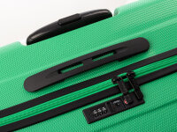 Franky A-B-S13 4er Kofferset 55/66/76 mit Beautycase Hartschalenkoffer Spinner mit TSA-Schloss Gr. S/M/L  apple green