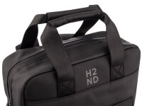 H2ND CL.12679 Backback Canvas Style HAMBURG L Rucksack ash