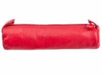 Prato Schlampermäppchen P9 Federmäppchen Leder Rot