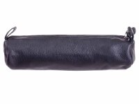 Prato Schlampermäppchen P9 Federmäppchen Leder schwarz