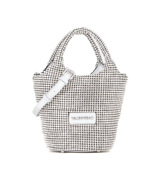 Valentino Bags Qube Hobo Bag Damen Beutel argento