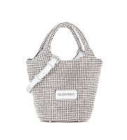 Valentino Bags Qube Hobo Bag Damen Beutel argento