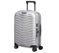 Samsonite Proxis Spinner 55 cm EXP mit TSA-Zahlenschloss silver