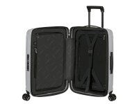 Samsonite Nuon Spinner 55 cm EXP mit TSA-Zahlenschloss matt silver
