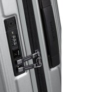 Samsonite Nuon Spinner 55 cm EXP mit TSA-Zahlenschloss matt silver
