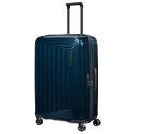 Samsonite Nuon Spinner 75 cm EXP mit TSA-Zahlenschloss metallic dark blue
