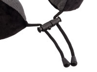 Franky PL07 Memory-Schaum Reisekissen Nackenkissen black