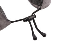 Franky PL07 Memory-Schaum Reisekissen Nackenkissen dark grey