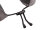 Franky PL07 Memory-Schaum Reisekissen Nackenkissen dark grey