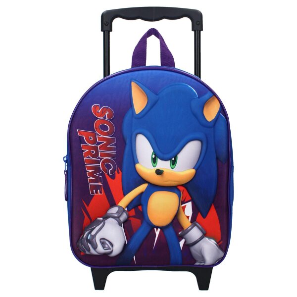 Vadobag 3D Kinder Trolley-Rucksack Sonic Prime Great Escapes