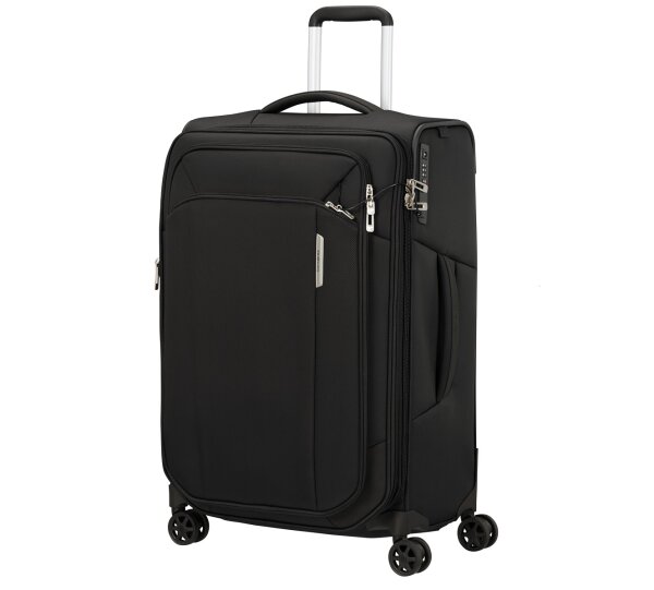 Samsonite Respark Spinner Strict 67 cm EXP mit TSA-Zahlenschloss black sport