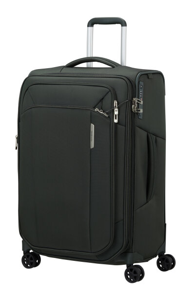 Samsonite Respark Spinner Strict 67 cm EXP mit TSA-Zahlenschloss forest green