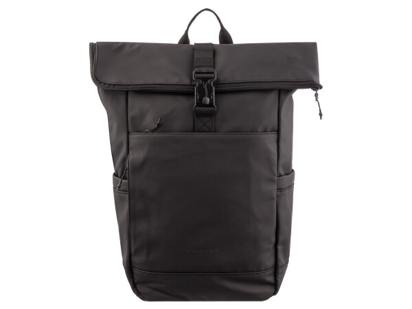 Franky RS77-B Rucksack Rolltop Freizeitrucksack black