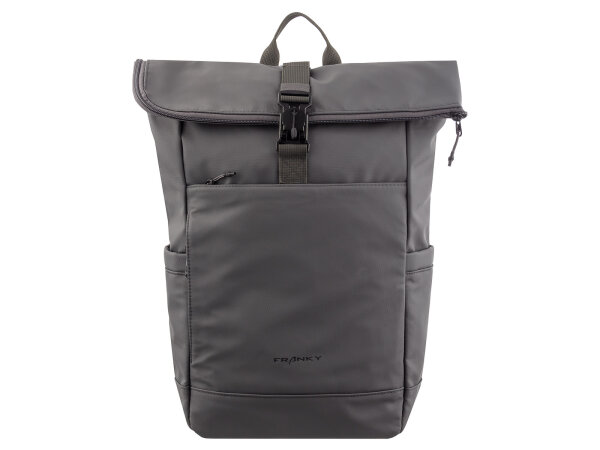 Franky RS77-B Rucksack Rolltop Freizeitrucksack dark grey