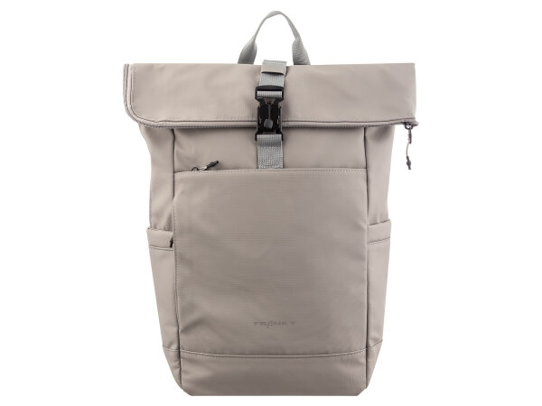 Franky RS77-B Rucksack Rolltop light grey