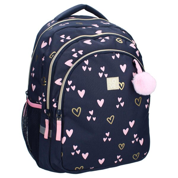 Vadobag Schulrucksack Milky Kiss 34 Liter Heart Of Gold