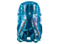 2 be Schulrucksack 66321 School Backpack 37 Turquoise with Print