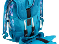 2 be Schulrucksack 66321 School Backpack 37 Turquoise with Print