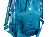 2 be Schulrucksack 66321 School Backpack 37 Turquoise with Print