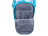 2 be Schulrucksack 66321 School Backpack 37 Turquoise with Print