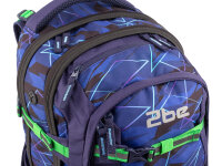 2 be Schulrucksack 66321 School Backpack 49 Navy with Print