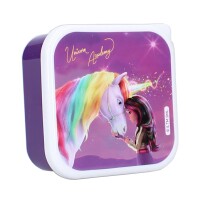 Vadobag Snackbox 3 tlg. Brotboxen Unicorn Academy Fresh Bites