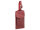 Prato E02 Luggage Tag Kofferanhänger Adressanhänger Leder rot
