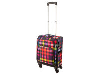 Franky Koffer Handgepäck Spinner Gr. S T1S-DR 55 cm multicollor check