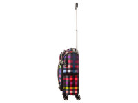 Franky Koffer Handgepäck Spinner Gr. S T1S-DR 55 cm multicollor check