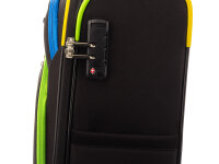 Franky Koffer Handgepäck Spinner Gr. S T1S-DR 55 cm rainbow