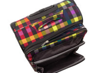 Franky Koffer Reisegepäck Spinner Gr. M T1S-DR ca. 69 cm multicolor check