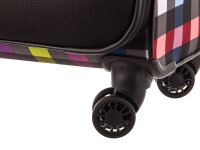 Franky 3er Kofferset 55+69+79 cm Spinner mit Zahlenschloss multicolor check