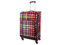 Franky 3er Kofferset 55+69+79 cm Spinner mit Zahlenschloss multicolor check