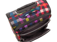 Franky 3er Kofferset 55+69+79 cm Spinner mit Zahlenschloss multicolor check