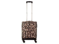 Franky 4er Kofferset 55+69+79 cm + Beautycase Spinner mit Zahlenschloss leopard