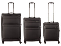 Franky T20-B Spinner 3er SET S/M/L mit Dehnfalte black
