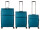 Franky T20-B Spinner 3er SET S/M/L mit Dehnfalte petrol