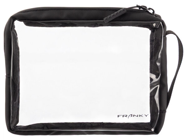 Franky KB14-B Kulturtasche für Flüssigkeiten Kosmetiktasche transparent